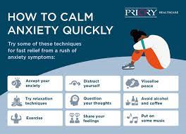 Wellbeing practices for anxiety relief